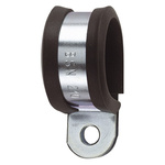 Flexicon P Clip, Conduit Fitting, 10mm Nominal Size, Plated Steel, PVC (Liner)