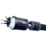 PMA Fixed Fitting, Conduit Fitting, 48mm Nominal Size, M50 x 1.5, Brass, Black