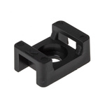 RS PRO Black Cable Tie Mount 16 mm x 23mm, 8mm Max. Cable Tie Width