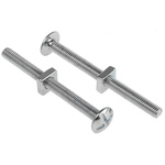 Bright Zinc Plated Steel Roofing Bolt, M6 x 70mm