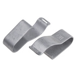 RS PRO Silver Galvanised Steel Cable Clamp, 20mm Max. Bundle