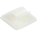 RS PRO Natural Nylon Round Clip, 4.06mm Max. Bundle