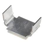 RS PRO Natural Aluminium Open Arm Clip, 12.7mm Max. Bundle