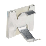 RS PRO Natural Aluminium Open Arm Clip, 9.5mm Max. Bundle
