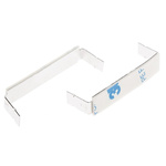 RS PRO Natural Aluminium Open Arm Clip, 10mm Max. Bundle