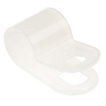 RS PRO Natural Nylon Cable Clamp, 6.35mm Max. Bundle