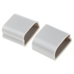 RS PRO Grey PVC Duct Clip, 9.5mm Max. Bundle