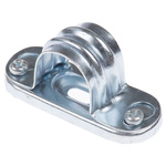 RS PRO Natural Steel Saddle Clamp, 20mm Max. Bundle