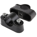 RS PRO Black Steel Saddle Clamp, 20mm Max. Bundle