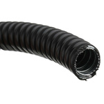 Adaptaflex Flexible Conduit, 16mm Nominal Diameter, Galvanised Steel, Black
