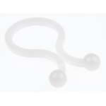 RS PRO Natural Nylon Twister Clip, 15mm Max. Bundle