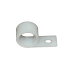 RS PRO Natural Nylon Cable Clip, 12.7mm Max. Bundle