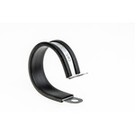 RS PRO Black Plated Steel P Clamp, 32mm Max. Bundle