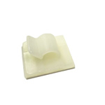 RS PRO Natural Nylon Round Clip, 4.9mm Max. Bundle