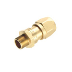 ABB, Conduit Fitting, 16mm Nominal Size, M20, Nickel Plated Brass, Metallic
