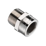 ABB Converter, Hose Adapter, 3/4in Nominal Size, 3/4NPT in, Nickel Plated Brass, Metallic