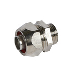 Legrand Straight Male, Conduit Fitting, 12mm Nominal Size, PG11, Brass, Metallic