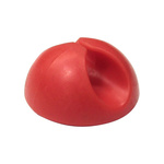 RS PRO Red PVC Clip, 5mm Max. Bundle