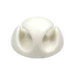 RS PRO White PVC Clip, 5mm Max. Bundle