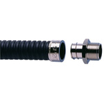ABB Straight, Conduit Fitting, 50mm Nominal Size, M50, Nickel Plated Brass, Metallic