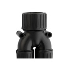 Flexicon Reducer, Conduit Fitting, 16mm Nominal Size, 12mm, Nylon, Black