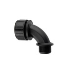 Flexicon 90° Bend, Conduit Fitting, 40mm Nominal Size, M40mm, Nylon, Black