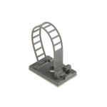 RS PRO Grey Nylon Adjustable Clamp, 17mm Max. Bundle