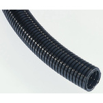 HellermannTyton Flexible Conduit, 10mm Nominal Diameter, Plastic, Black
