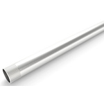 RS PRO Rigid Conduit, 25mm Nominal Diameter, Stainless Steel, Silver