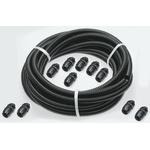 RS PRO Flexible Contractor Pack Conduit, 20mm Nominal Diameter, PVC, Black