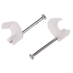 RS PRO Natural PE Cable Clip