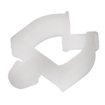 RS PRO White Nylon Wire Saddle, 6.4mm Max. Bundle