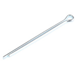 1-1/2in Bright Zinc Plated Steel Split Pin, 3/32in Diameter