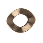 Plain Copper Crinkle Locking & Anti-Vibration Washer, M3