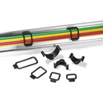 HellermannTyton Black Nylon Cradle Clip
