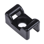 HellermannTyton Self Adhesive Black Cable Tie Mount 14.5 mm x 25mm, 8mm Max. Cable Tie Width