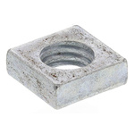 RS PRO, M5 8mm Steel Square Nuts, Bright Zinc Plated Finish