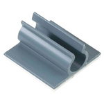 Essentra Grey PVC Cable Clamp, 12.7mm Max. Bundle