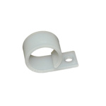 RS PRO Natural Nylon Cable Clip, 19.1mm Max. Bundle