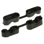 HellermannTyton Black Polyamide Cable Clip, 5.7mm Max. Bundle