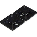 RS PRO Self Adhesive Black Cable Tie Mount 19.5 mm x 19.5mm, 4.6mm Max. Cable Tie Width