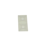 Self Adhesive White Cable Tie Mount 28.6 mm x 28.6mm, 5.5mm Max. Cable Tie Width