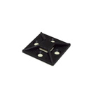 RS PRO Self Adhesive Black Cable Tie Mount 38.5 mm x 38.5mm, 10.2mm Max. Cable Tie Width