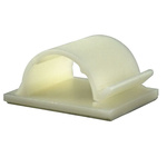 RS PRO Natural Nylon Cable Clip, 12.8mm Max. Bundle