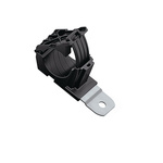 HellermannTyton Black Polyamide Ratchet P Clamp, 36mm Max. Bundle