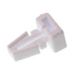 HellermannTyton Self Adhesive Natural Cable Tie Mount 7.6 mm x 10.2mm, 5.2mm Max. Cable Tie Width