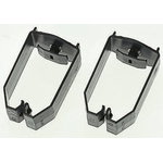 HellermannTyton Black PVC Saddle Clamp