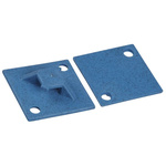 ABB Self Adhesive Blue Cable Tie Mount 28.6 mm x 28.6mm