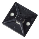 ABB Self Adhesive Black Cable Tie Mount 28.6 mm x 28.6mm
