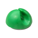 RS PRO Green PVC Clip, 5mm Max. Bundle